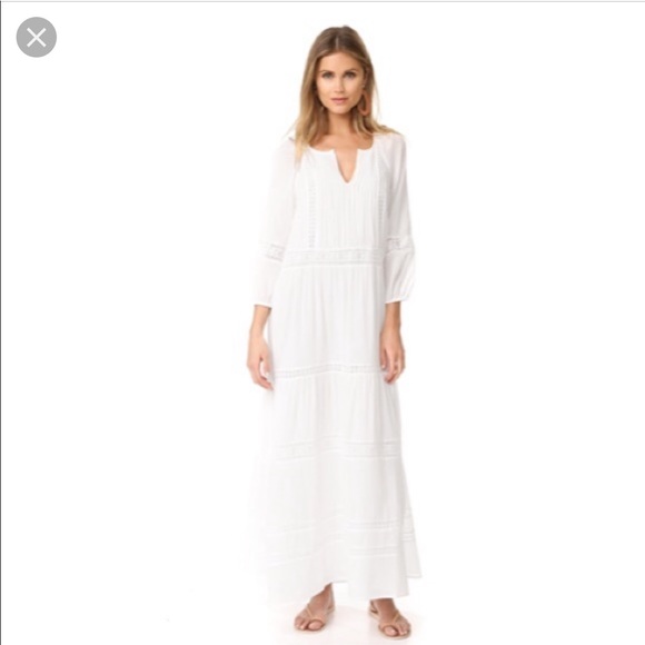 Joie Dresses & Skirts - Joie Onie White Cotton Maxi Size XS